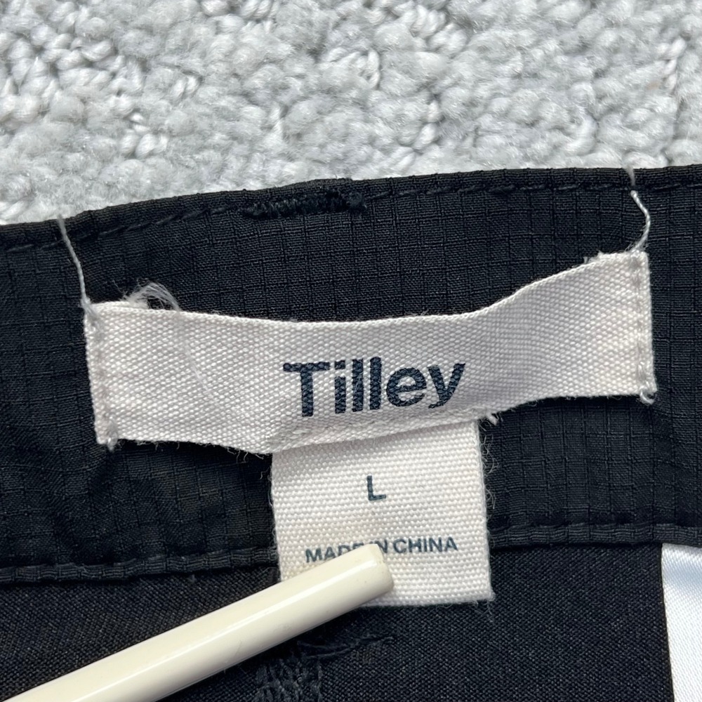 Tilley Trek Skort Womens Large Black Recycled Poly Golf Active Hiking Travel - Picture 6 of 12